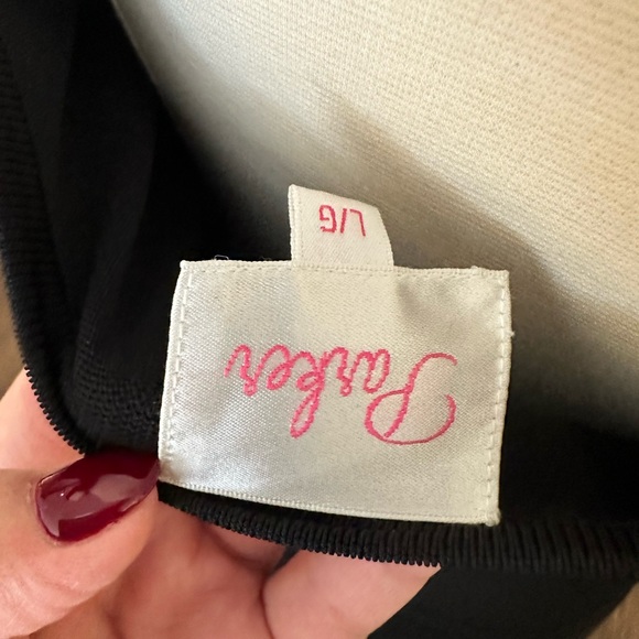 Parker multicolour black dress size large - Picture 3 of 4